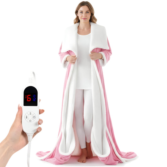 CozyHeat Wearable Blanket 2.0 — Heated Full Body Sherpa Robe